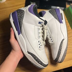 Jordan 3 Dark Iris Size 12